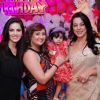 Juhi Parmar, Sunny Leone and Pooja Bedi at Samairra's birthday party
