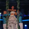 Shilpa Shetty performs an aerial Act on Nach Baliye 6 Finale
