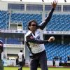 Bobby Deol practices at the CCL Dubai match