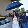 Juhi Chawla arrives for the Promotion of Gulaab Gang on Boogie Woogie