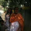 Supriya Pathak with her daughter during Holi Celebrations