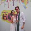 Sunny Leone with her husband at the Zoom Holi Party