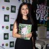 Maria Goretti at chef Vicky Ratnani's book 'Vicky Goes Veg'