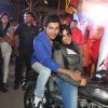 Ekta Kapoor and Varun Dhawan at the Bike rally to promote Main Tera Hero