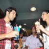 Varun & Ileana enjoy their favourite coolers at the promotions