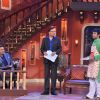 Rajat Sharma in an act on Comedy Nights With Kapil