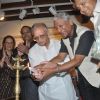 Gulzar and Rajendra Gupta inaugrate Epic on Rock Shelters painting Exhibition