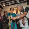 Rajendra Gupta inaugrate Epic on Rock Shelters painting Exhibition