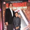 Amitabh Bachchan with Parth Balerao at Bhoothnath Returns success party