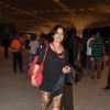 Divya Dutta at Mumbai airport leaving to attend IIFA