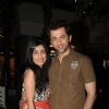 Shibani Kashyap with her husband was seen at the Launch of Signature Collection of Earth 21