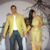 Shoaib Akhtar and Amy Billimoria walk the ramp at the Launch of Signature Collection of Earth 21