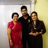 Arya Babbar with his mother and sister at the Premiere of the play 'Hum Do Hamare Woh'
