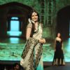 Bhagyashree walked the ramp at the 'Caring with Style' fashion show at NSCI