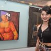 Urvashi Rautela at the inauguration of an art exhibition