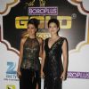 Nigaar Z. Khan and Gauahar Khan were at the Boroplus Zee Gold Awards 2014