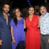 Ashish Chaudhary with Deeya Sing, Shilpa Shorodkar and Tony Singh at the party