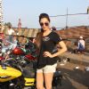 Kiara Advani was seen at The Fugly Bike Rally