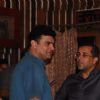 Siddharth Roy Kapur and Chetan Bhagat at the Trailer Launch of 'Kick'