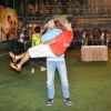 Ranbir carries Armaan at the football match