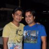 Ankit Tiwari was seen with a friend at Sujit Tiwari's Birthday Bash