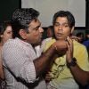 Sujit Tiwari feeding cake to Ankit Tiwari