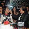 Anup Jalota feeding Megha Jalota her Birthday cake