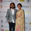 Sonam Kapoor poses with Rahul Mishra at his celebration of 6 years in fashion with Grazia