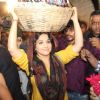 Vidya Balan spotted carrying her offerings at Mahim Darga