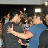 Sidharth Malhotra and Salman Khan at the success party of Ek Villain