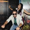 Armaan and Deeksha enact a pose from the movie