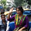 Bobby is having a great time in Kolkata, taking a rickshaw ride