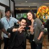 Varun and Alia get a selfie at the Promotion of Humpty Sharma Ki Dulhania