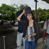 Varun captured snatching the cap from Alia at the airport