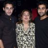 Armaan Jain with his mom and brother at the Special Screening of Lekar  Hum Deewana Dil