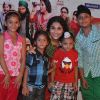 Vidya Balan with her little fans at the promotions of Bobby Jasoos at R City Mall