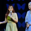 Aanchal Gupta with her mentor Slome Roy Kapoor at Dance with Joy '14 - Arts in Motion