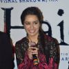 Shraddha Kapoor addressing to media at the Trailer Launch of Haider