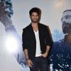 Shahid Kapoor poses to media at the Trailer Launch of Haider
