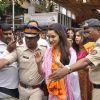 Shraddha Kapoor was spotted at Siddhivinayak
