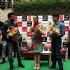 Cast of Hate story 2 being felicitated