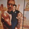 Kareen aposes for the camera at the Singham Trailor Launch
