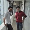 Jay Bhanushali and Sushant Singh chat during a Photo Shoot for Hate Story 2