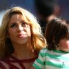 Shakira with a kid at the FIFA Finale