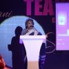Dolly Thakore addresses the audience at the Teach for Change 2014 Fashion Show