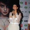 Surveen adressing the crowd at the Hate Story 2 Promotions