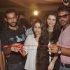 The cast of the film at the Promotions of Desi Kattey