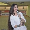 Sasha Agha poses with a gun at the Promotions of Desi Kattey