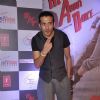 Saahil Prem gives a funky pose for the camera at the Press Meet of Mad about Dance