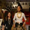 Lisa Haydon with Monisha Jaisingh at the Indian Couture Week - Day 3
